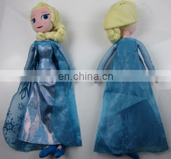 OEM plush toys Frozen Elsa stuffed plush doll,Elsa plush toys