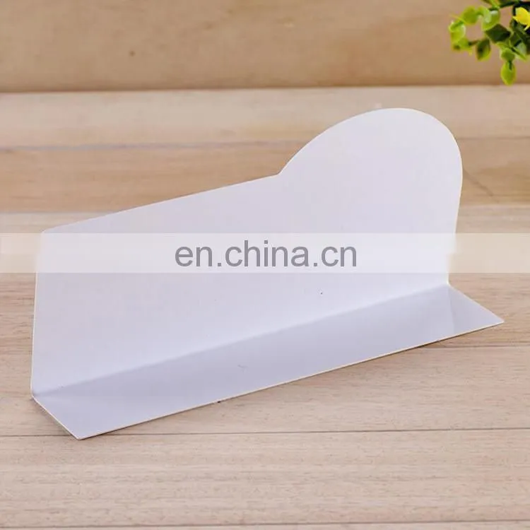 Trusted factory supplier Plastic acrylic stand up card customized printing pvc advertisement card