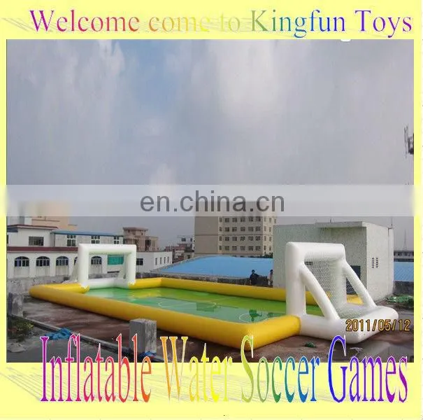 inflatable water soccer game