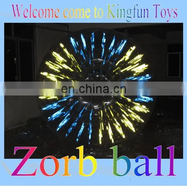 rolling zorb ball for air track games