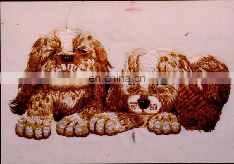 Difficult embroidered design Different kinds of embroidery