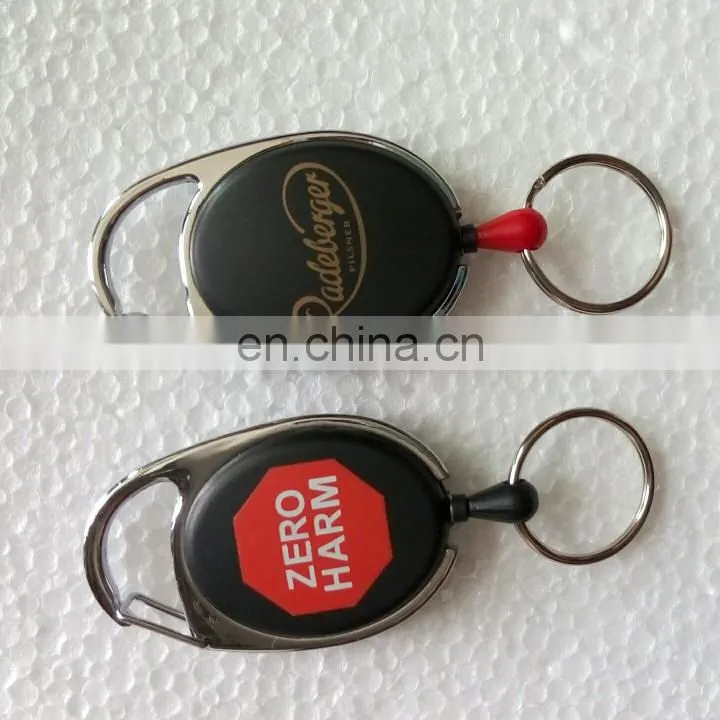 New cheap retractable plastic key holder/key ring wholesales