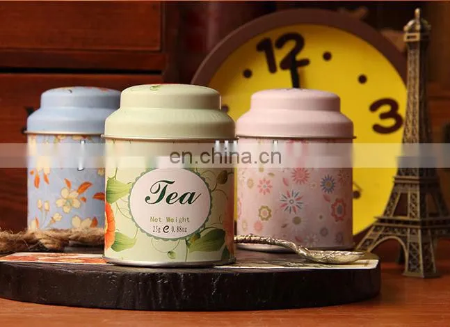 custom metal tea box