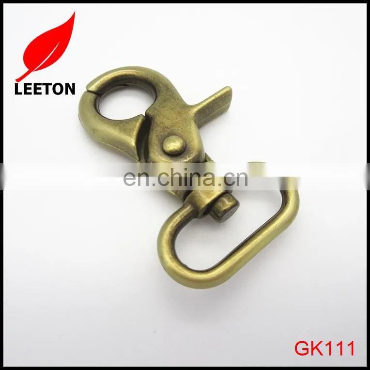 Factory supply 1.0inch anti-brass trigger snap hook for bag