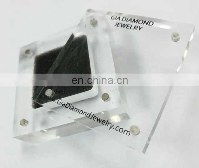 coin acrylic storage display/magnet coin display stand /coin storage for souvenir