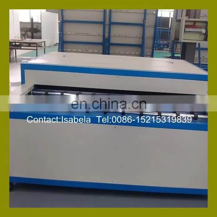 Automatic horizontal cleaning glass machine for double glazed insulating glass washing