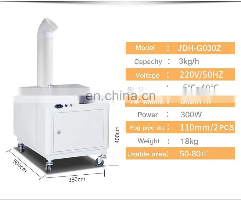 3L/H Humidifier Ultrasonic JDH-GO30Z Agriculture Humidifier