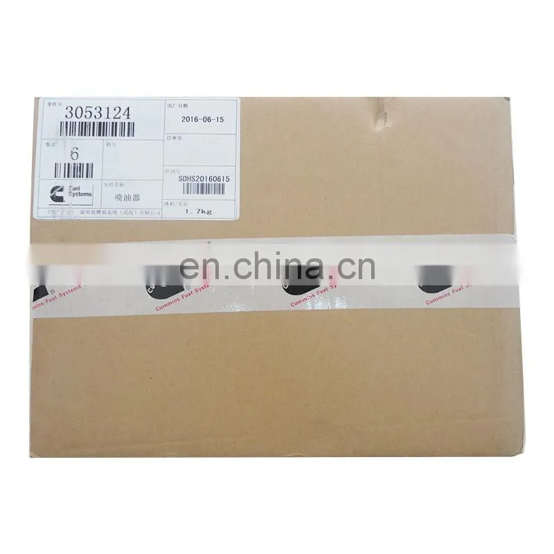 Guarantee quality diesel engine parts aluminum alloy KTA19 3053124 Fuel Injector for truck