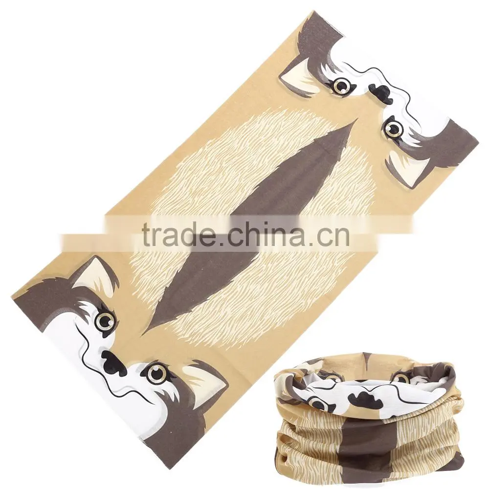 High quality polyester printed fashion 50x25cm seamless multifunctional headwear ,Multifunctional Bandana