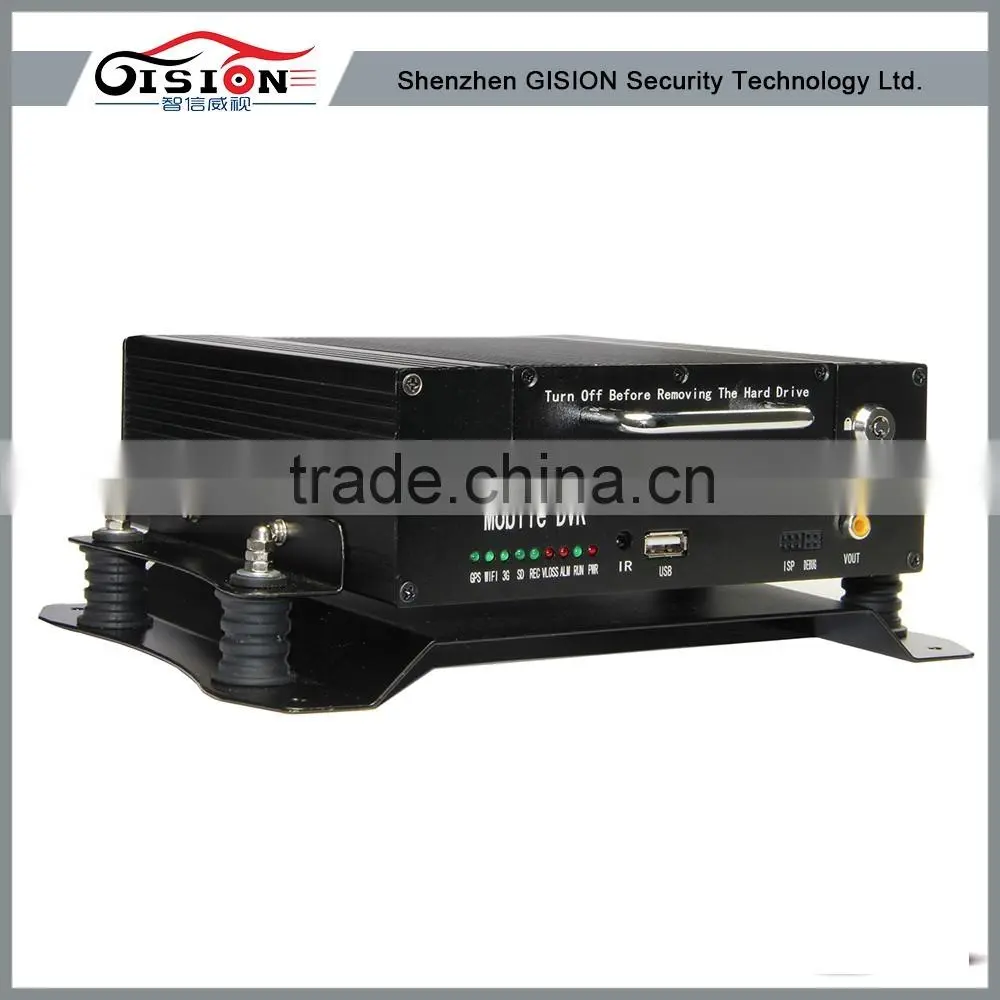 720P MNVR, H.264 Mobile NVR,Motion Detect,IO,G-sensor Car DVR ,4CH Mobile DVR