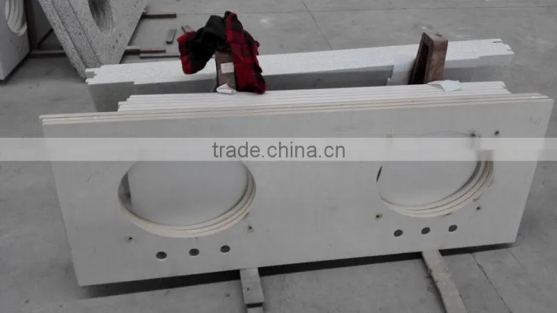 Bathroom Quartz Vanity Top with Sink Cut-out