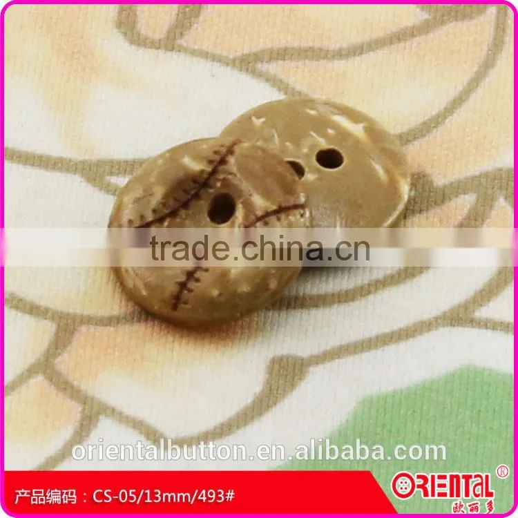 11mm natural raw material coconut shirts button