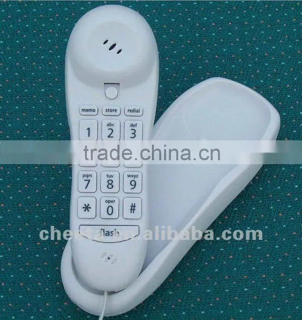 Wall hanging corded phone for hotel/Living room /bathroom