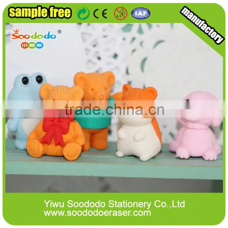 funny blister card creative eraser design