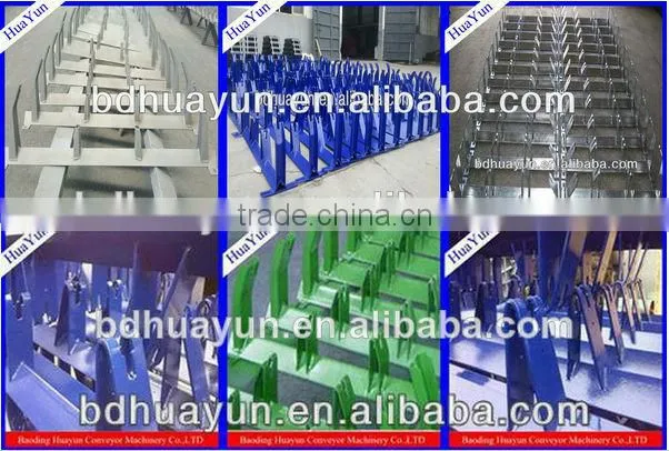35 degree heavy duty angle steel metal conveyor bracket for conveyor roller support roller conveyor