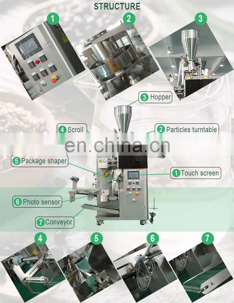 small business filter tea bag packing machine multifunctional best price with thread