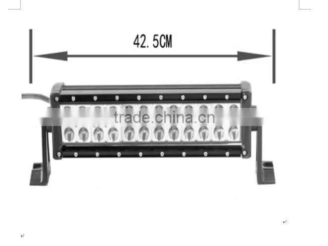 high intensity led flashing lights 72w, epistar led wotk light with 24pcsx3w high intensity LEDS lighting.