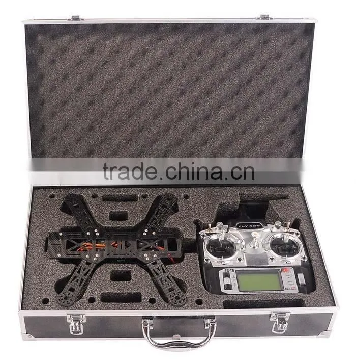 professional Aluminum Racing Quadcopter Carrying Case Box with Customized Foam, Aluminum DJI Phantom carrying case