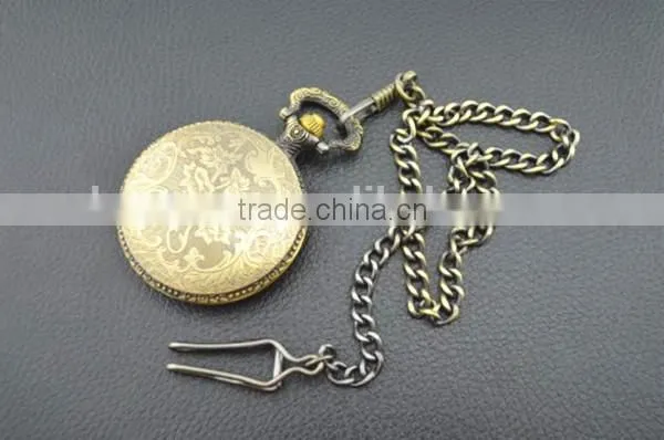 classic vintage pocket watch mechanical pocket watch with compass china watch factory
