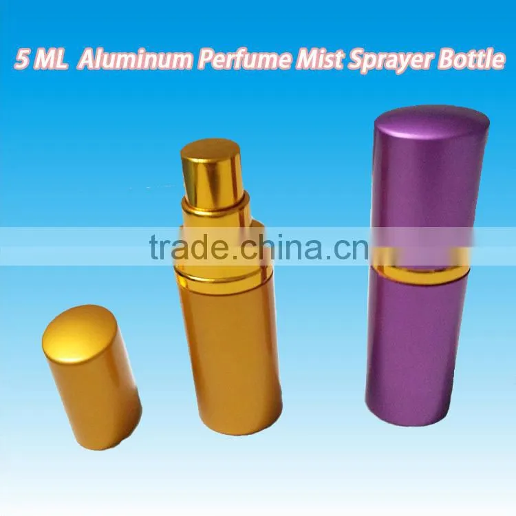 Aluminum eiffel body shape Perfume Mist Sprayer Bottle with sprayer