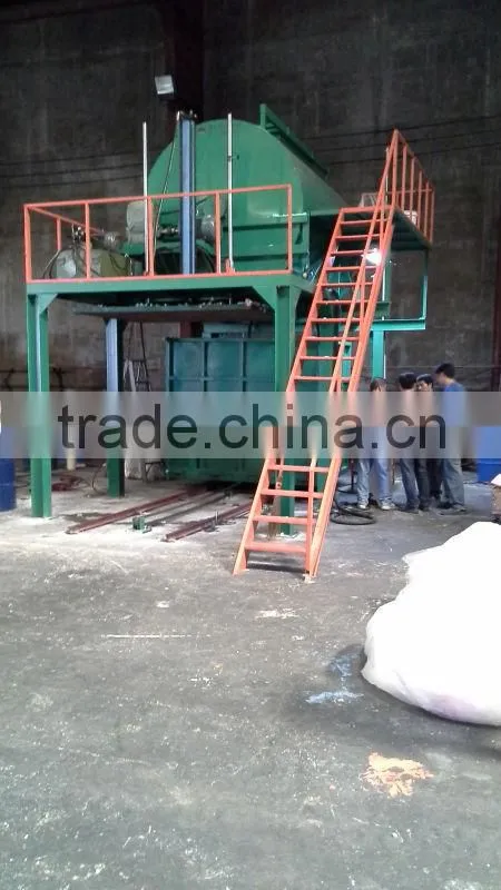 Waste foam sponge scraps rebonded machine