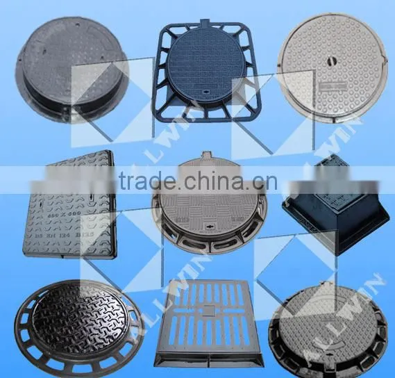 ductile iron monitor well manhole with skirt