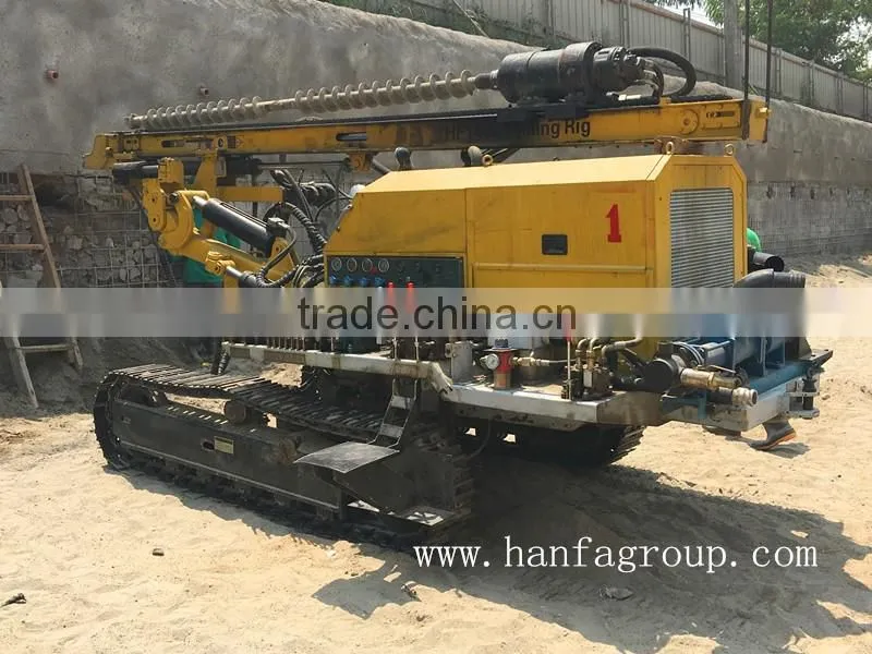 HF130Y crawler type water well drilling rig