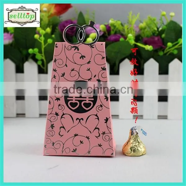 Cute 230g paper favor box wedding