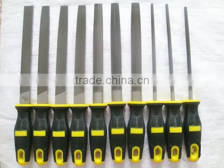 Electroplated diamond flat file