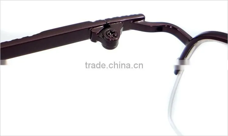 Half-rim half titauium mens 2014 new style glasses frames spectacle frames manufacturers