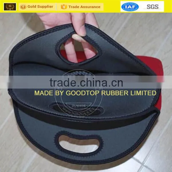 wholesale 6 pack beer freezable cooler holder with straps