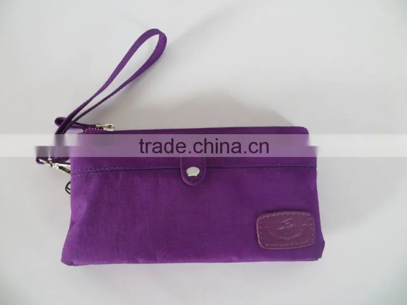 2016 Alibaba purple loyal plain clutch bag women lady