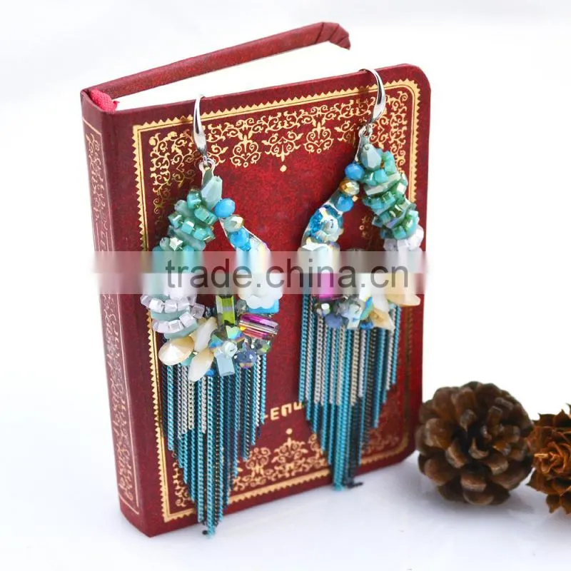 Tassel female earrings long earring wholesale