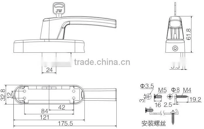 window handle JW9002C