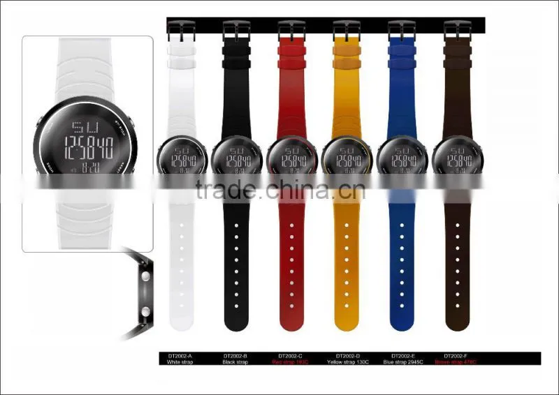 5.3k Frequency soft chest belt heart rate watch with step
