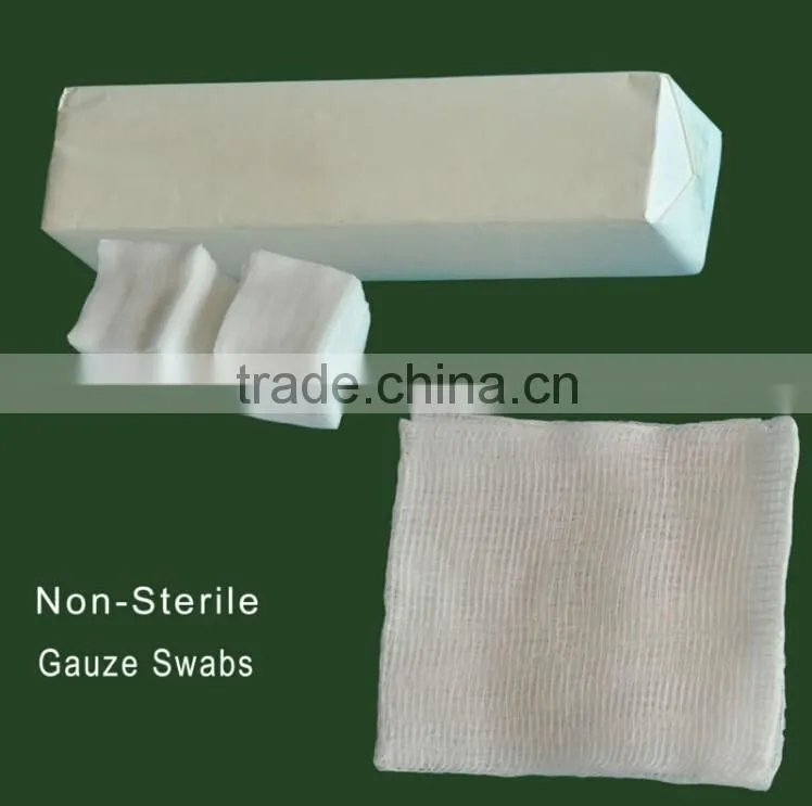 Disposable Cotton Gauze Swabs CE ISO FDA