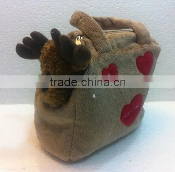 plush bag/plush toy bag/kids plush bags