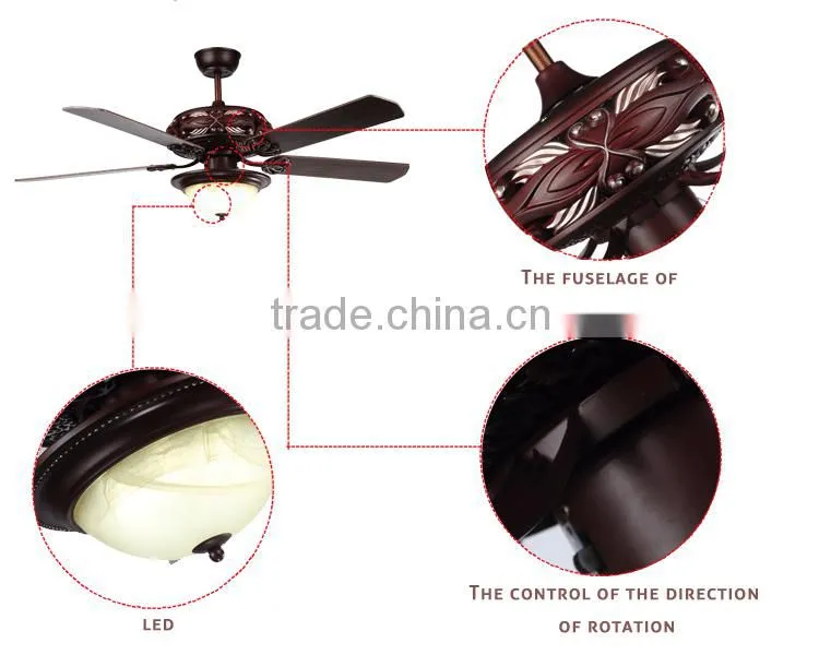 China Wholesale Air Cooling Home Ceiling Fan Light Hotsales in Southeast Asia 5205