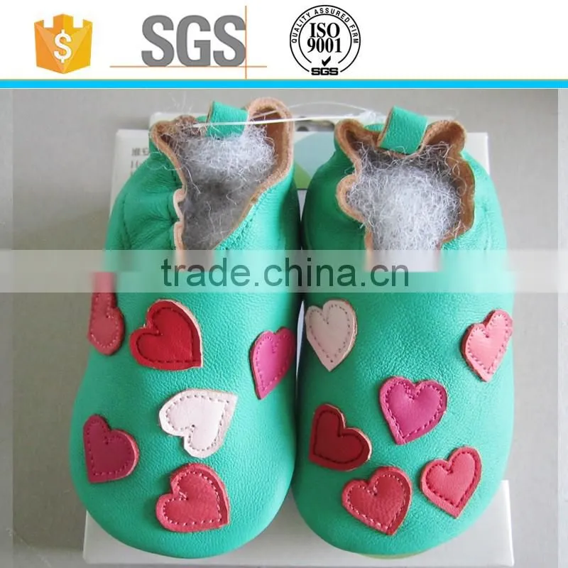 Fancy nice baby good quality gift leather shoes