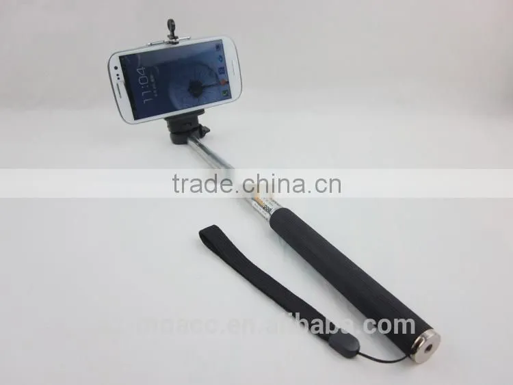 Flexible wireless bluetooth selfie stick monopod