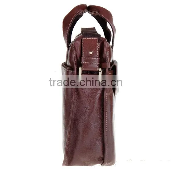 Men's Genuine Leather tote shoulder laptop bag company