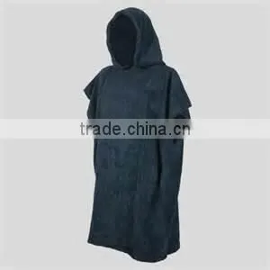 100%soft comfortable100% cotton beach hooded towel ponchos pattern for adult