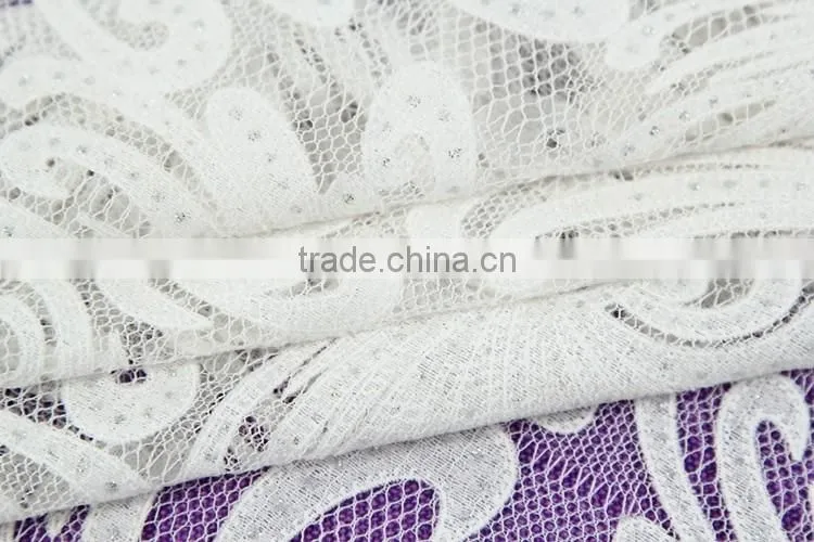 wholesale cheap polyester guipure lace fabric with high quality for underwear
