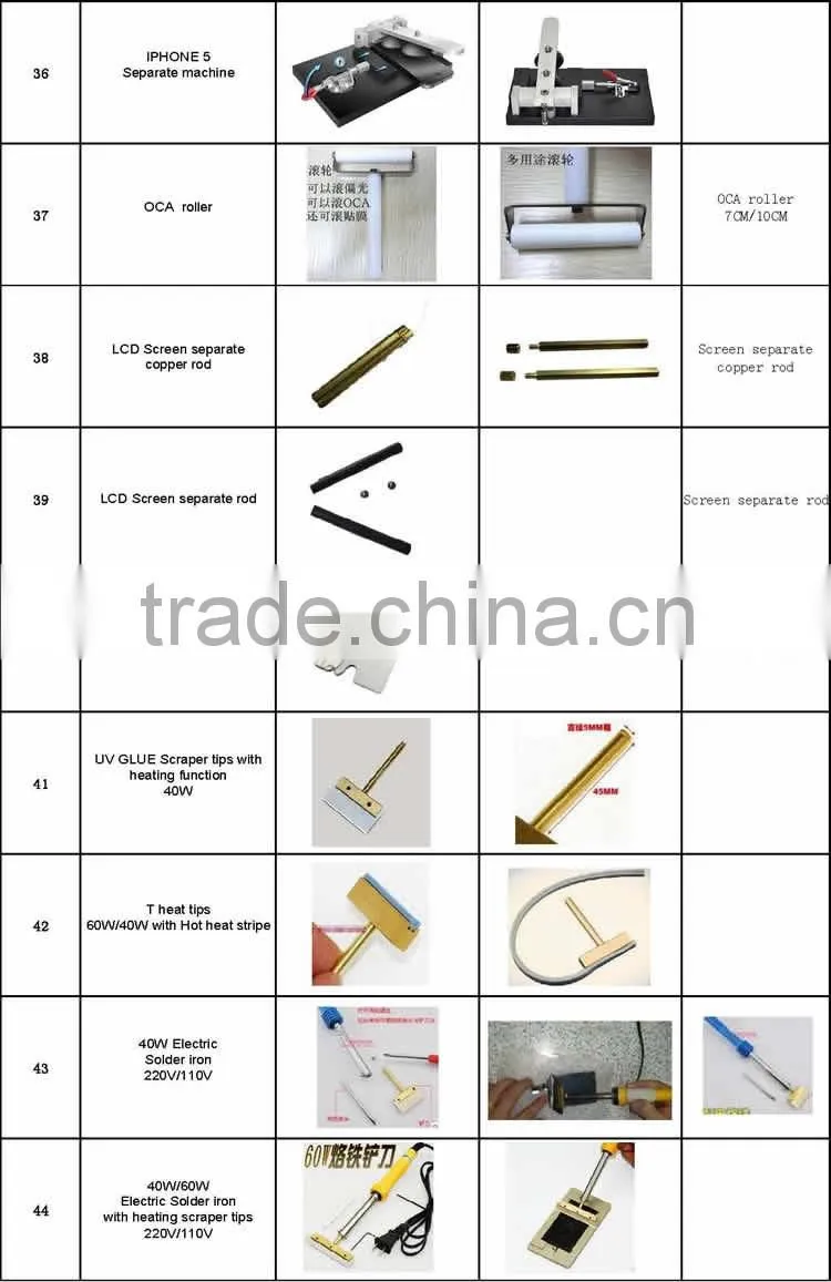 Best price LY 903 OCA manual hand wheel type LCD UV Glue Remover LOCA Glue Remove Machine for samsung iphone