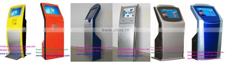 17" Interactive Kiosk,Ticket Printing Touch Screen Kiosk / Touch Kiosk Bank Payment