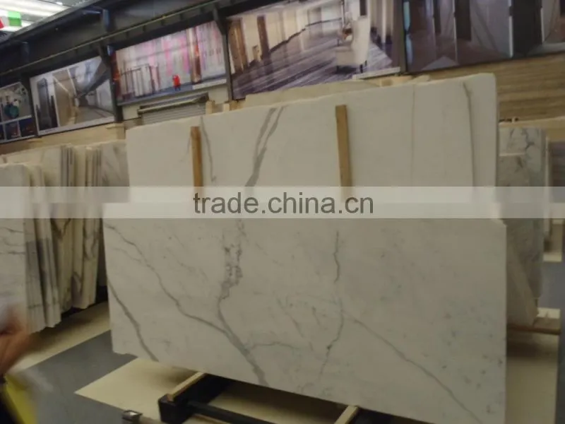 Hot sale calacatta marble slab in xiamen