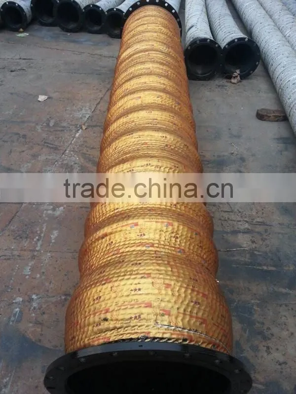 6 meter length dredging rubber suction hose 12 inch prices