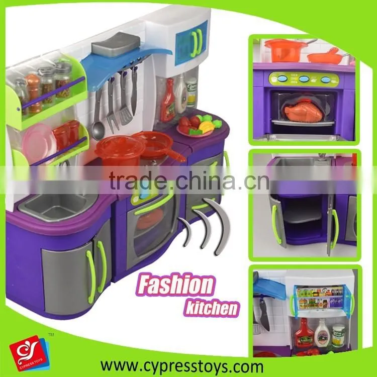 Dollhouse deluxe happy kitchen toys set with utensil