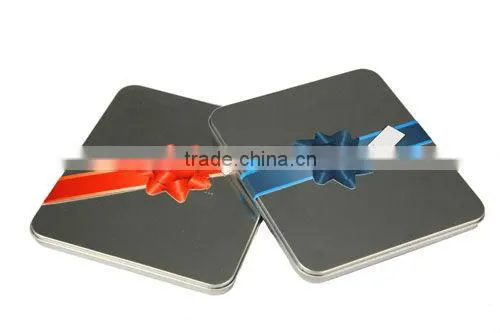 gift tin box to decorate; gift tin box