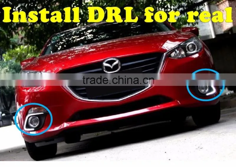 New Design Body Kit FOR MAZDA AXELA LED CAR DRL Daytime Running LIGHT